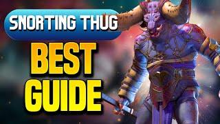 SNORTING THUG | BUFF STEALING MACHINE (Build & Guide)