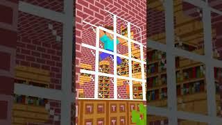 Monster School Cute Creeper Girl Stuck! Minecraft Animation #Shorts