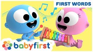 Laughing with funny GooGoo & Gaga | Learn musical instruments & first words for kids | Baby First TV