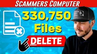 World's Largest 𝗦𝗖𝗔𝗠𝗠𝗘𝗥 File Deletion!