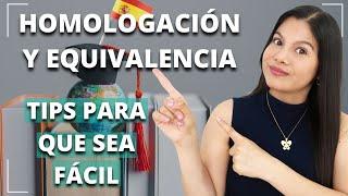  Cómo HOMOLOGAR un TÍTULO UNIVERSITARIO en España 2024 | Tips para que sea fácil