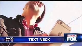 Texting, phone use leads to neck pain and problems