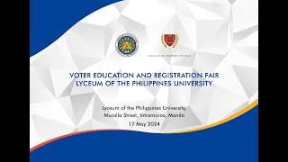 Voter Education and Registration Fair