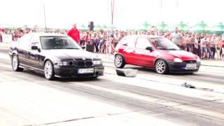 BMW E36 2.0 TURBO vs OPEL CORSA TURBO