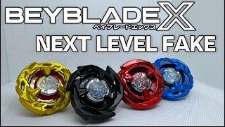 THESE SB BRAND FAKE BEYBLADE X TOOK IT TO THE NEXT LEVEL!