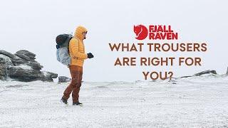 The toughest trousers we sell - A look at our Fjallraven trouser range