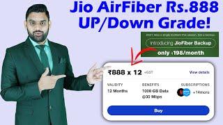 Jio Broadband Rs.888 Plan Details | Jio Backup Plan | Jio Rs.599 Plan | Jio AirFiber | Jio Fiber |