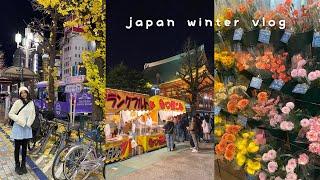  [japan vlog] my first winter in japan! new year festival, shopping in ginza, exploring shinjuku