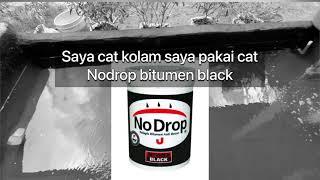 Nyesel pakai cat nodrop bitumen untuk kolam koi