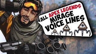 All Apex Legends Mirage Voice Lines (Apex Legends Voice Lines)