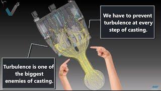 Turbulence is the biggest enemy of casting.. Take control with JSCAST Casting Simulation!..