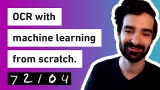 Coding OCR with machine learning from scratch in Python — no libraries or imports! (From Scratch #2)
