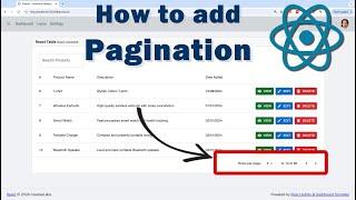 How to Add Pagination to React Table Using Material UI