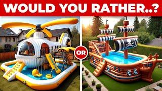 Would You Rather...? LUXURY DREAM HOUSE Edition Quiz Land #dream #house