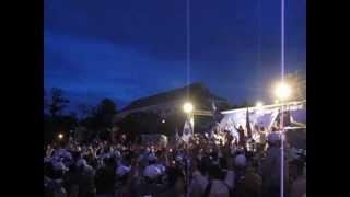 CNRP campaign rally after return of Sam Rainsy