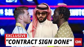 "$600 Million CONTRACT SIGN DONE" Terence Crawford vs Canelo Alvarez