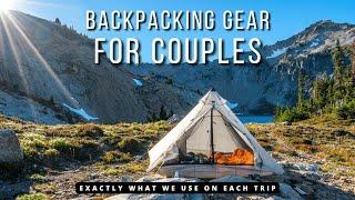 Our Backpacking Gear Setup for Couples