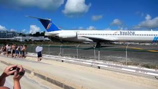 InselAir takeoff at St Maarten