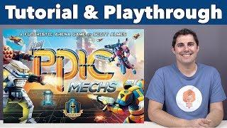 Tiny Epic Mechs Tutorial & Playthrough - JonGetsGames