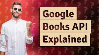 Is Google Books API free?