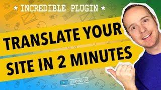 WordPress Translation Plugin Weglot - Translate Your Site In Minutes