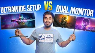 Ultrawide Monitor VS Dual Monitor Setup - Which one is better?