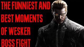 Resident Evil 5 (PC) - The funniest and best moments of Wesker Boss Fight [Hangar]