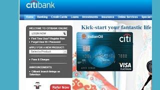 How to self register Citibank Credit Card online