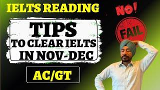 Follow Latest Formula To Clear IELTS Reading 100% In Nov-Dec 2024|