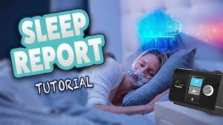 ResMed AirSense 10 Autoset Sleep Report Advanced Tutorial