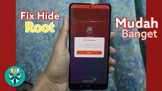 Cara menyembunyikan root dengan hide app magisk - fix hide root all aplikasi/mbanking