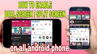 HOW TO ENABLE SPLIT SCREEN MULTITASKING ON ANDROID PHONE / Jhaiann''s Vlog