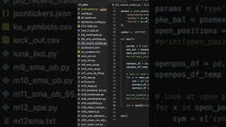 making a json file #futures #algorithmictradingpython #crypto #quantitativedeveloper #tradingintern