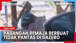 Pasangan Remaja Berbuat Tidak Pantas di Gazebo Taman Maramis Probolinggo