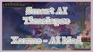 EU4 Timelapse - Smart AI | Xorme AI Mod | 2021 - AI Only