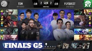 FlyQuest vs TSM - Game 5 | Grand Final Playoffs S10 LCS Summer 2020 | FLY vs TSM G5