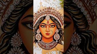 I Spilled Watercolor Draw Beautiful Maa Durga painting #shorts #navratri #maadurga #painting