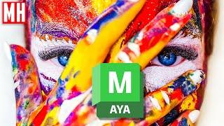 How to change UI colors in Maya 2024