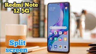 How To Enable Split Screen Redmi Note 12 5G, Dual Screen Create Redmi Note 12 5G,  Split Screen