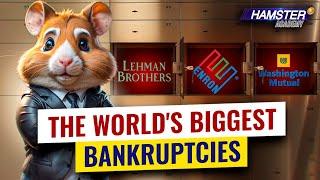 The fall of financial titans: top 3 catastrophic bankruptcies ️ Hamster Academy