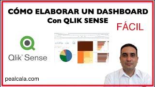 Cómo CREAR un Dashboard con QLIK SENSE | % Fácil | PEALCALA