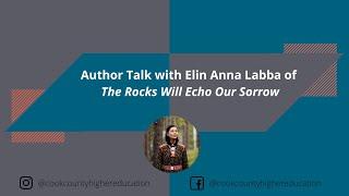 Author Talk with Elin Anna Labba of The Rocks Will Echo Our Sorrow