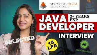Java Developer Interview Experience at Accolite digital || Interview Questions Asked