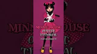 Minnie Mouse Outfit Tutorial  #roblox #dti #dresstoimpress #shorts