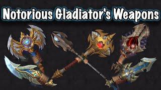 BfA Season 3 Gladiator PvP Weapons (PTR)