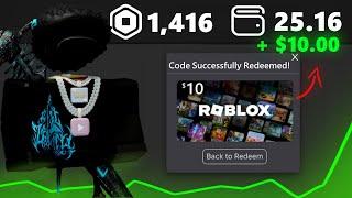 New Method for FREE Robux Giftcards in 2024 (With Proof)