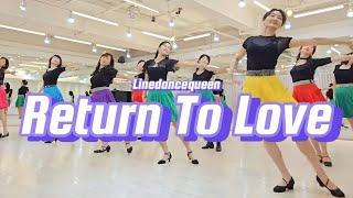 Return To Love Line Dance l Intermediate l 리턴 투 러브 라인댄스 l Linedancequeen l Junghye Yoon