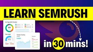 SEMRush Complete Tutorial 2024 - Competitor Analysis, Keyword Analysis, Back links & Website Audit