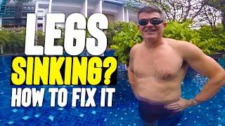 Legs sinking while swimming - Exercise to improve