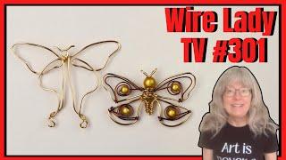 Making Moth Pendants // Wire Lady TV Ep 301 Livestream Replay